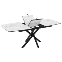 Masă de bucătărie extensibilă DecoPrim Filis MDF/ Gray photo 5