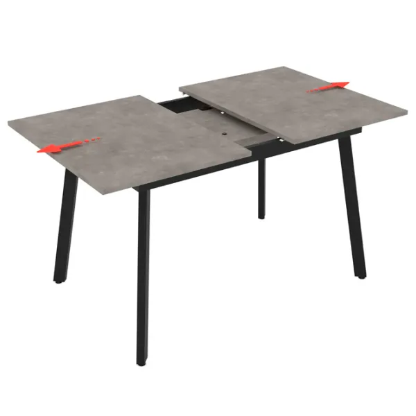 Masă de bucătărie extensibilă Magnus Lini MDF/ Retro Stone photo 2