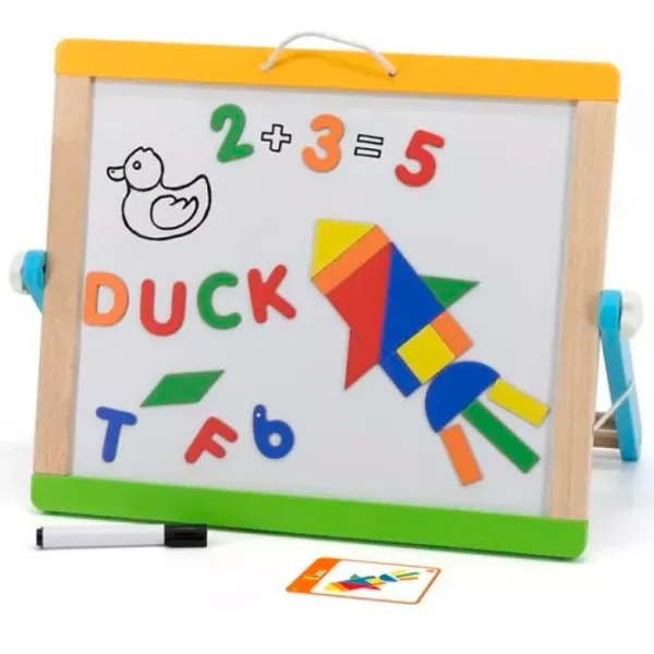 Магнитная доска VIGA Dry Erase and Chalk Board 3+ photo 1