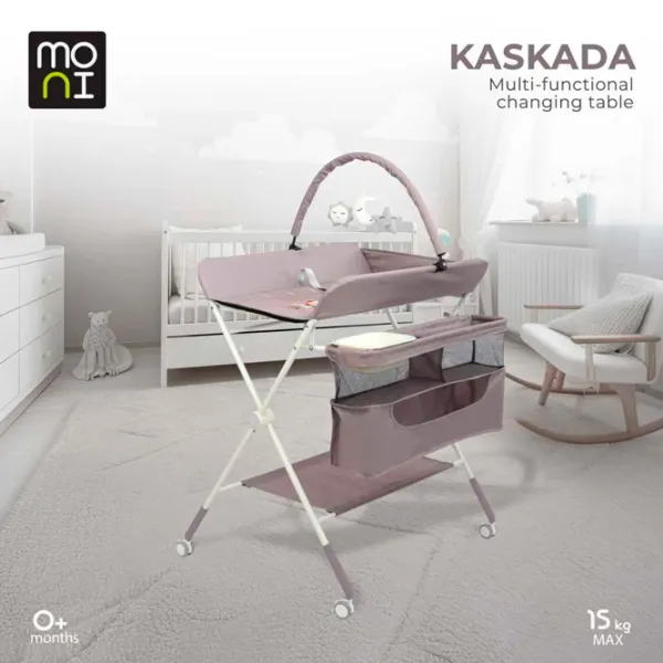Пеленальный столик Moni Kaskada MT.227943 Унисекс / 0+ / Серый photo 2