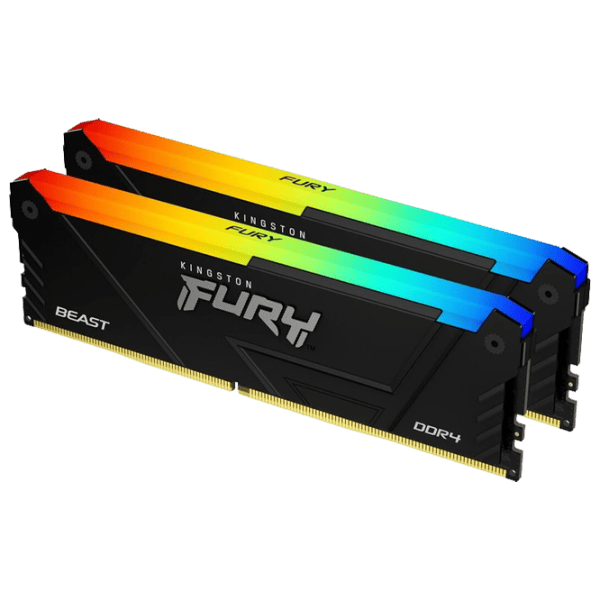 Оперативная память Kingston FURY Beast RGB KF432C16BB2AK2/16 DIMM / DDR4 / 16 ГБ photo 1