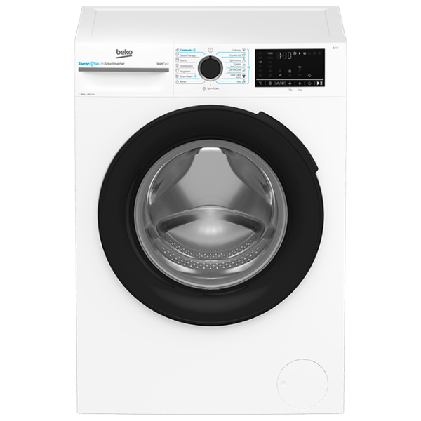 Mașină de spălat Beko BM3WFU410415WB 10 kg / 1400 rpm / White photo 1