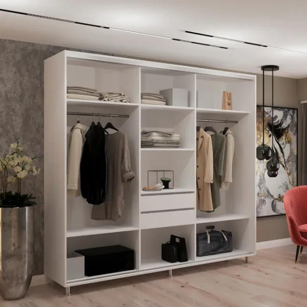 Dulap My-Style Cupe 230 x 60 x 240 / PAL / White photo 2