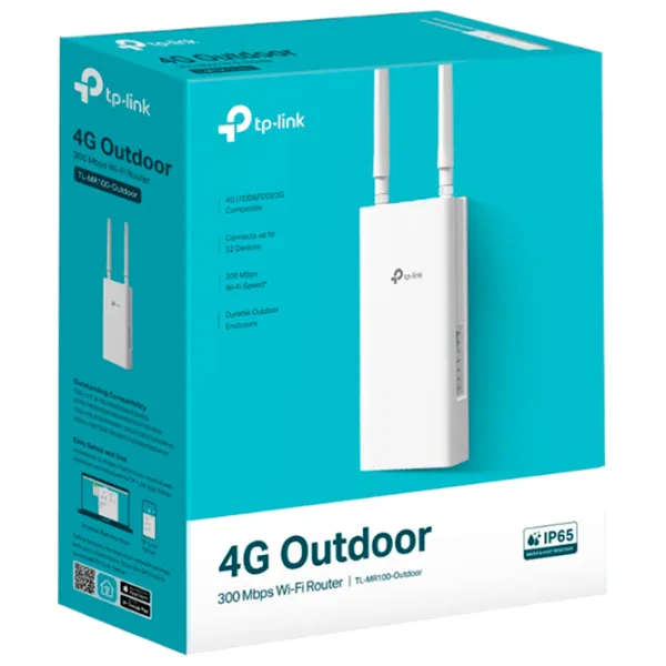 Внешний маршрутизатор TP-Link TL-MR100-Outdoor 300 Мбит/с / / Белый photo 4