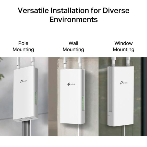 Внешний маршрутизатор TP-Link TL-MR100-Outdoor 300 Мбит/с / / Белый photo 9