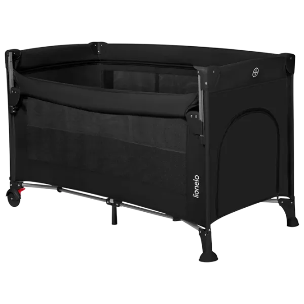 Țarc pentru copii Lionelo Amelie (LN.229057) 0 luni - 4 ani / Black photo 2
