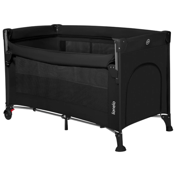 Țarc pentru copii Lionelo Amelie (LN.229057) 0 luni - 4 ani / Black photo 2