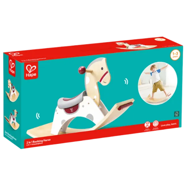 Балансир Hape Rocking Horse 1 год - 3 года / Бежевый photo 6