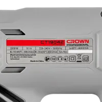 Suflantă de aer cald Crown CT19042K 2000 W / Gray photo 3