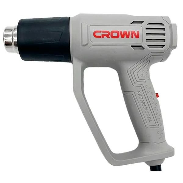 Строительный фен Crown CT19041K 2000 Вт / Серый photo 1