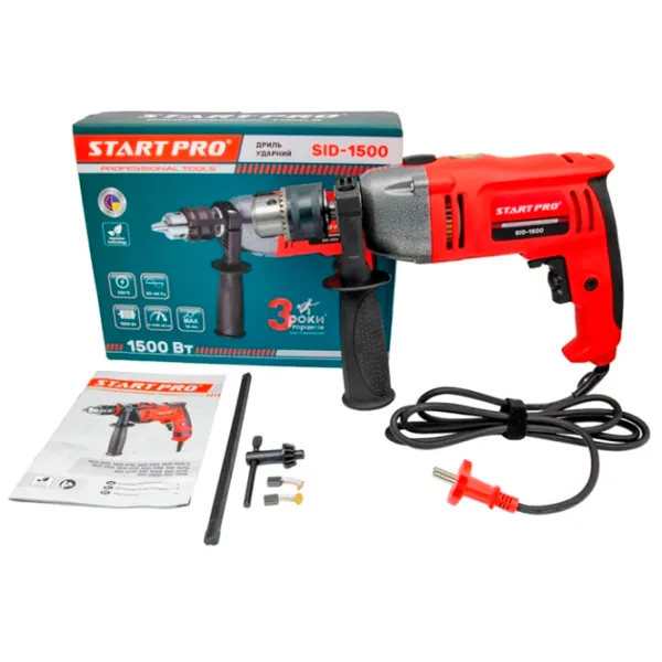 Mașină de găurit Start Pro SID-1500 1500 W / 1200 rot/min photo 3
