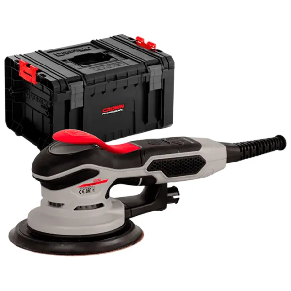 Șlefuitor Crown CT13713SV IMC Cu excentric / 350 W / Gray photo 1
