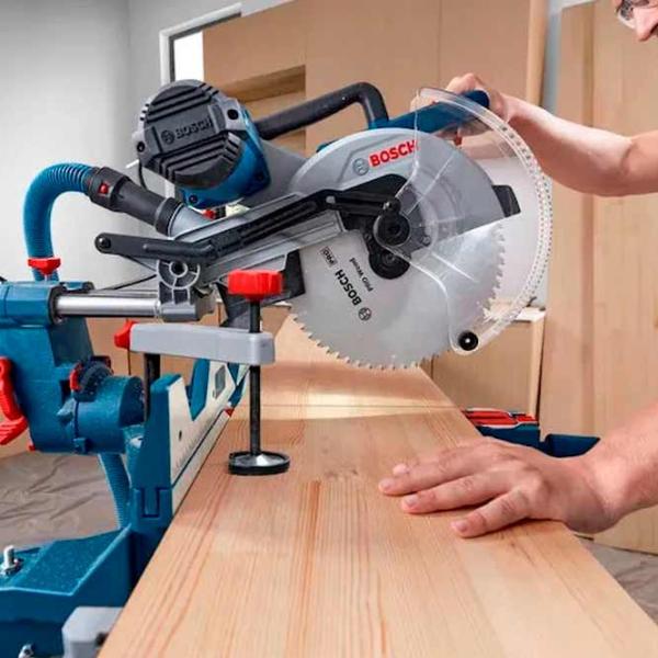Торцовочная пила Bosch GCM 340-305 D 305 мм / Синий photo 2