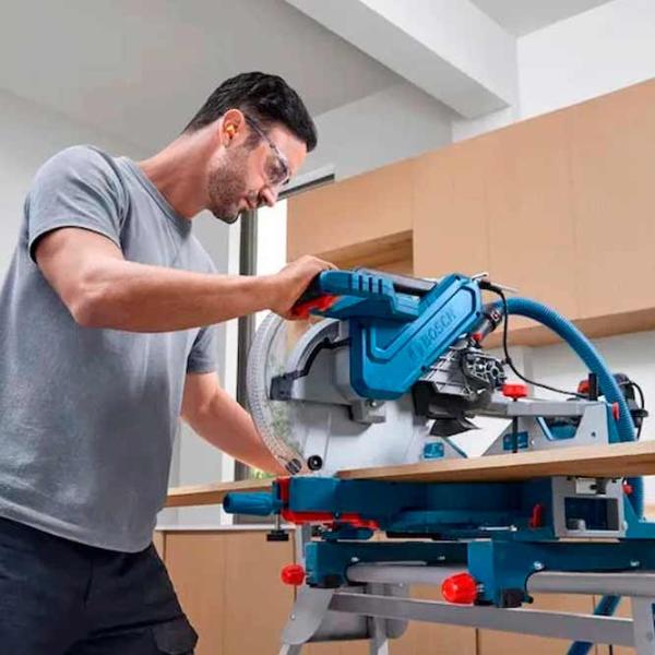 Торцовочная пила Bosch GCM 340-305 D 305 мм / Синий photo 5