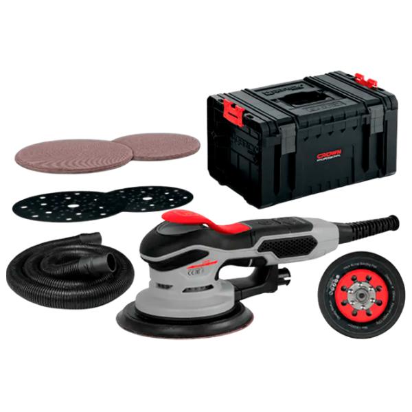 Șlefuitor Crown CT13704SV Cu excentric / 350 W / Gray photo 2