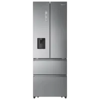 Frigider Hisense RF632N4WIE1 cu congelator jos 485 l / 200 cm / Inox