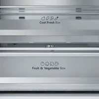 Frigider Hisense RF632N4WIE1 cu congelator jos 485 l / 200 cm / Inox photo 5