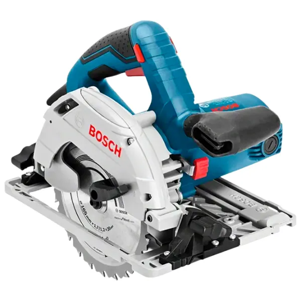 Дисковая пила Bosch GKS 55+G 165 мм / Синий photo 1