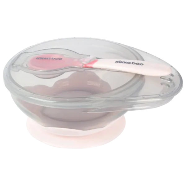 Чаша Kikka Boo Suction bowl Для девочек / 4+ месяца / Розовый photo 1