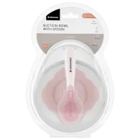 Bol Kikka Boo Suction bowl Pentru fetițe / 4+ luni / Pink photo 4