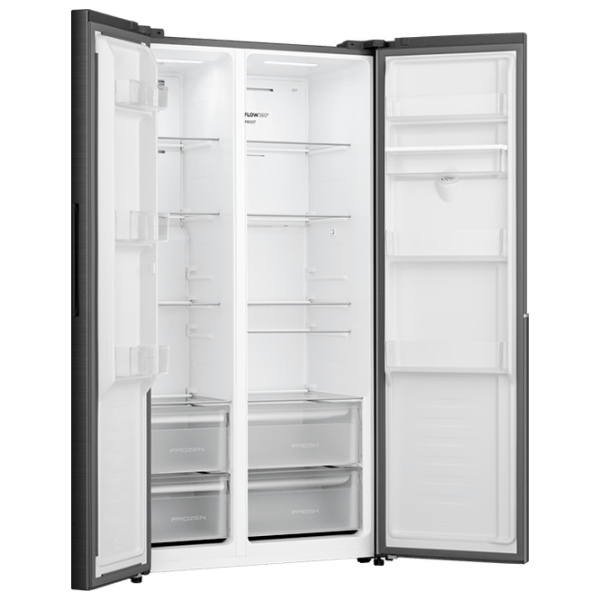 Frigider Gorenje NRS917E41BXWD Side by Side 541 l / 178.6 cm / Graphite photo 2