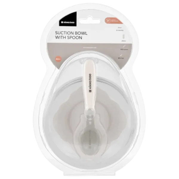 Чаша Kikka Boo Suction bowl Унисекс / 4+ месяца / Бежевый photo 3