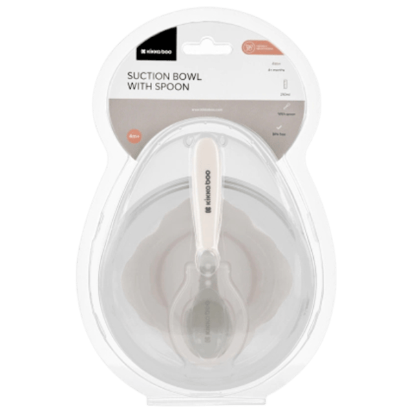 Чаша Kikka Boo Suction bowl Унисекс / 4+ месяца / Бежевый photo 3