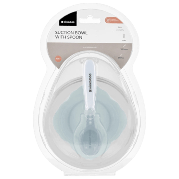 Чаша Kikka Boo Suction bowl Для девочек / 4+ месяца / Синий photo 4