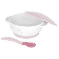 Bol Kikka Boo Suction bowl Unisex / 4+ luni / Pink photo 4