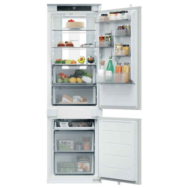 Frigider încorporabil Candy CNBQT5518E cu congelator jos 251 l / 177.2 cm / White photo 2