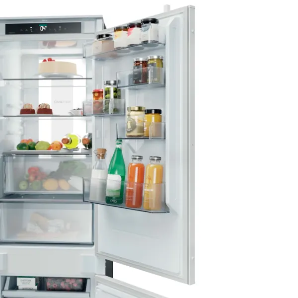 Frigider încorporabil Candy CNBQT5518E cu congelator jos 251 l / 177.2 cm / White photo 4