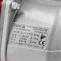 Мотопомпа Yato YT85420 7500 л/ч 1450 Вт / Бензин photo 10