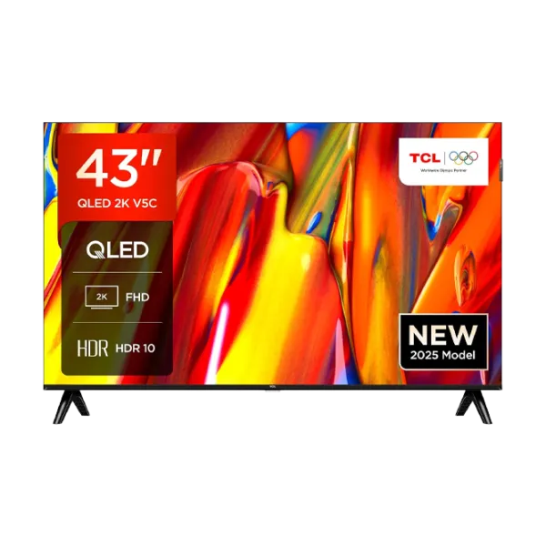 Televizor TCL 43V5C 43" / QLED / Full HD / Smart TV / Black photo 1