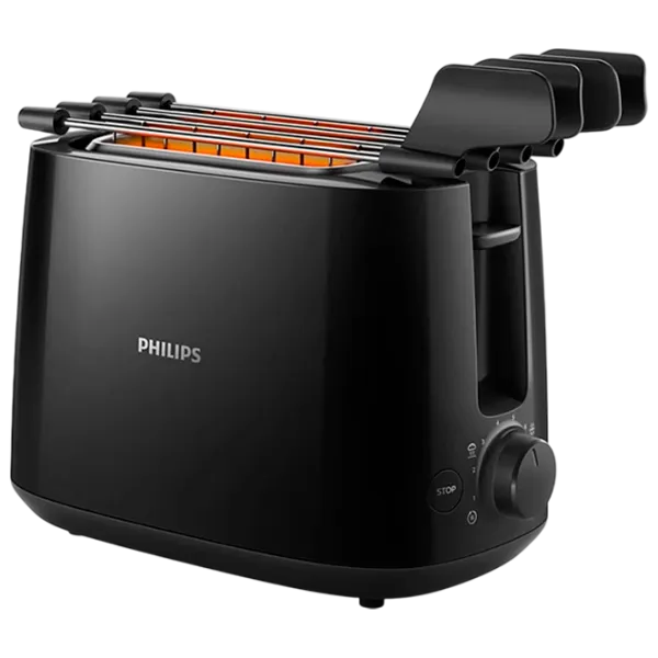 Toster Philips HD2583/90 Mecanic / 600 W / Black photo 1