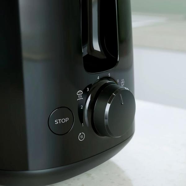 Toster Philips HD2583/90 Mecanic / 600 W / Black photo 5