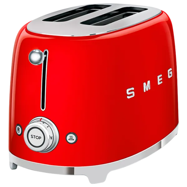 Тостер Smeg TSF01RDEU Механическое / 950 Вт / Красный photo 1