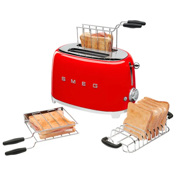 Тостер Smeg TSF01RDEU Механическое / 950 Вт / Красный photo 5