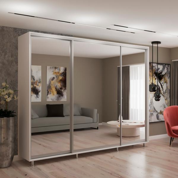 Dulap My-Style Cupe 280 x 60 x 220 / PAL / White photo 2