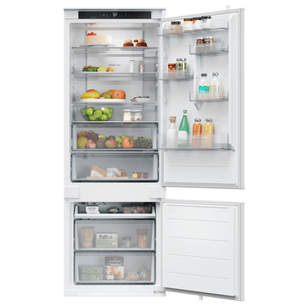 Frigider încorporabil Candy CNBQT3719EW cu congelator jos 382 l / 193.5 cm / White photo 2
