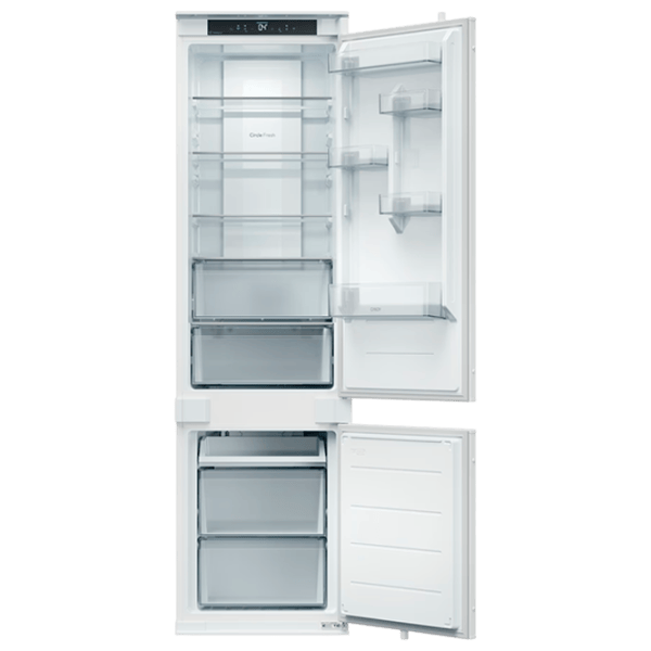 Frigider Candy CNBQT3519EW cu congelator jos 284 l / 193.5 cm / White photo 1