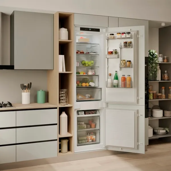 Frigider Candy CNBQT3519EW cu congelator jos 284 l / 193.5 cm / White photo 11
