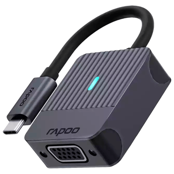 Adaptor RAPOO UCA-1003 USB Type-C / Black photo 1