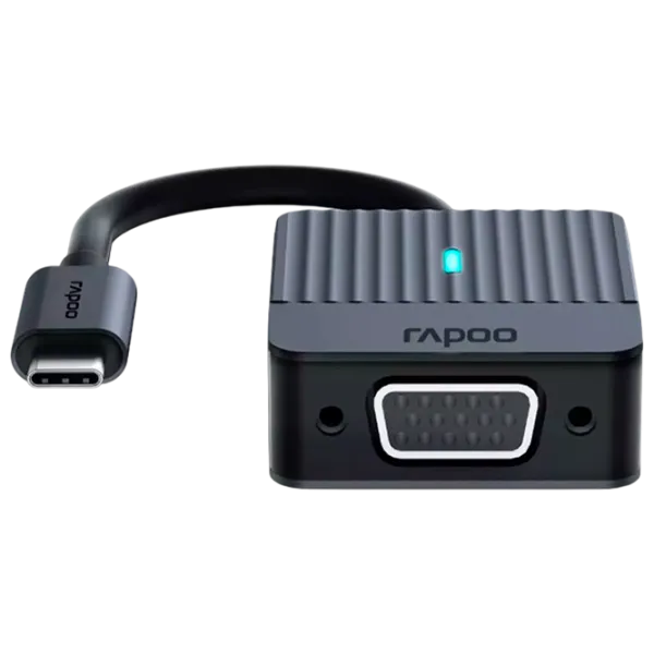 Adaptor RAPOO UCA-1003 USB Type-C / Black photo 2