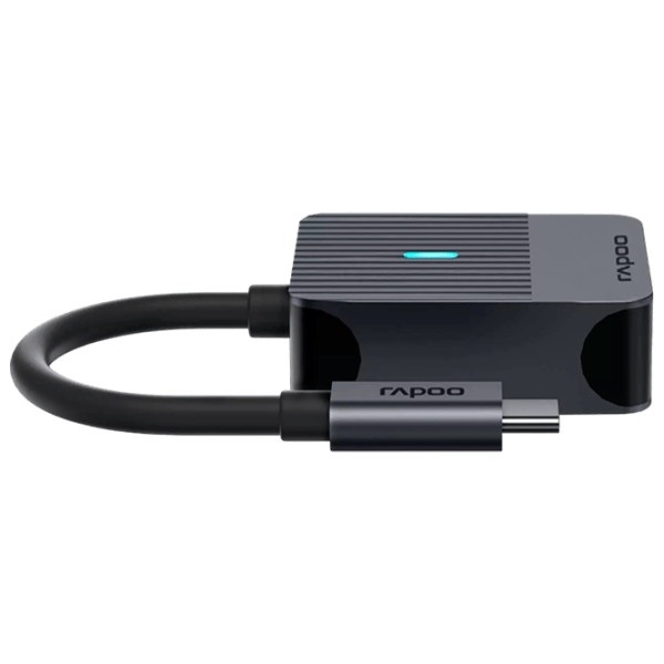 Adaptor RAPOO UCA-1003 USB Type-C / Black photo 3