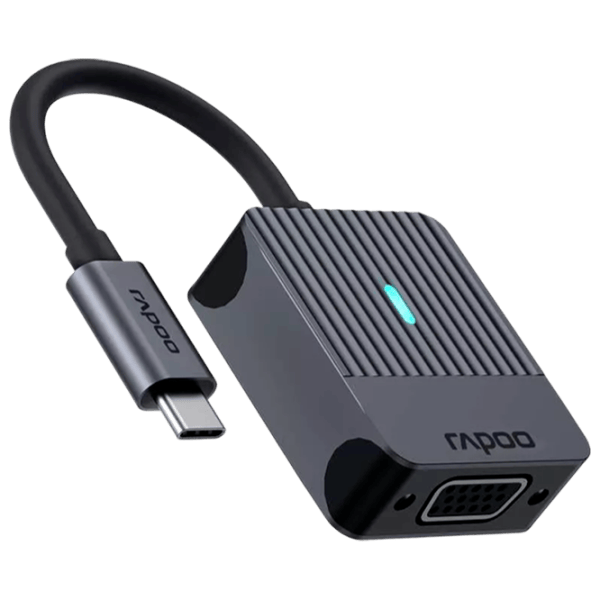 Adaptor RAPOO UCA-1003 USB Type-C / Black photo 5