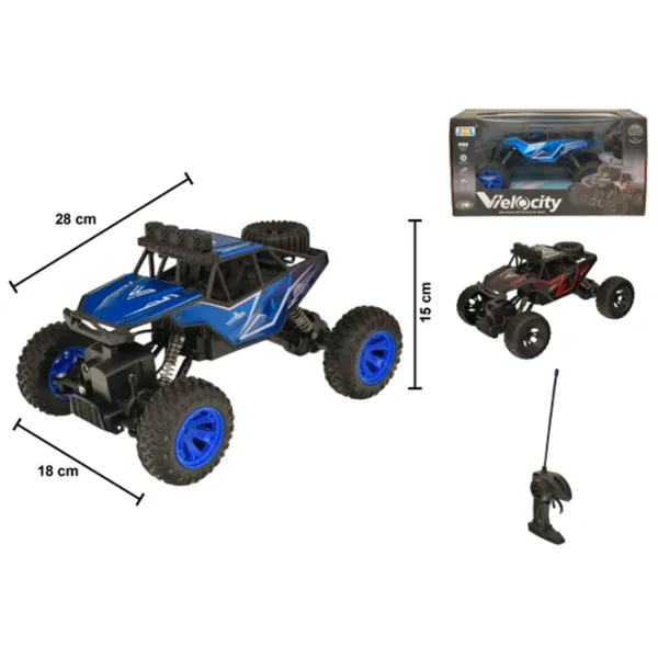 Mașină JZL 2250  15 km/h / 2.4 GHz / Black Blue photo 4