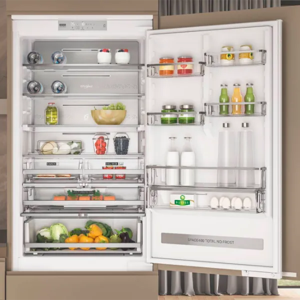 Холодильник Whirlpool WHK 25404 XBR5E с нижней морозильной камерой 355 л / 203.5 cm / Серебряный photo 9