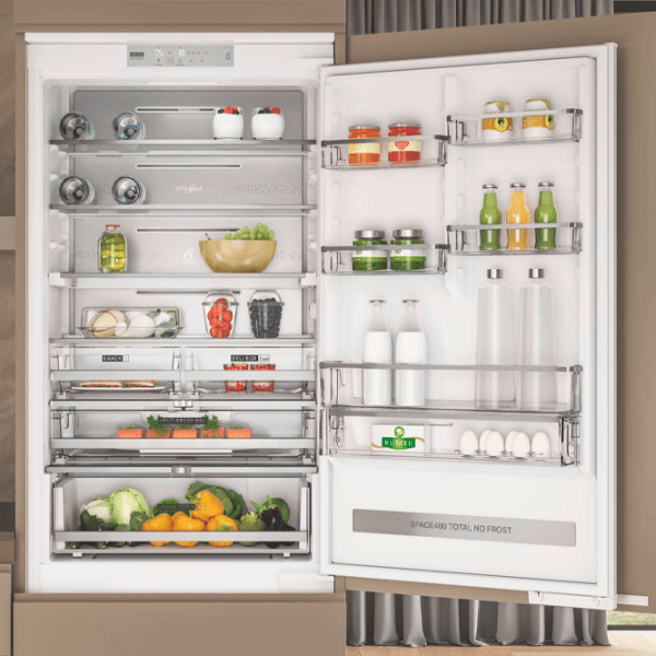 Холодильник Whirlpool WHK 25404 XBR5E с нижней морозильной камерой 355 л / 203.5 cm / Серебряный photo 9