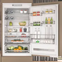 Frigider Whirlpool WHK 25404 XBR5E cu congelator jos 355 l / 203.5 cm / Silver photo 9