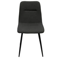 Scaun de bucătărie DecoPrim Suarez Stofă/ Black photo 3